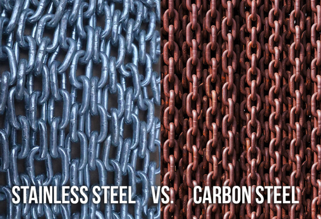 تفاوت فولاد ضد زنگ با فولاد کربنی